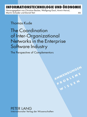 cover image of The Coordination of Inter-Organizational Networks in the Enterprise Software Industry